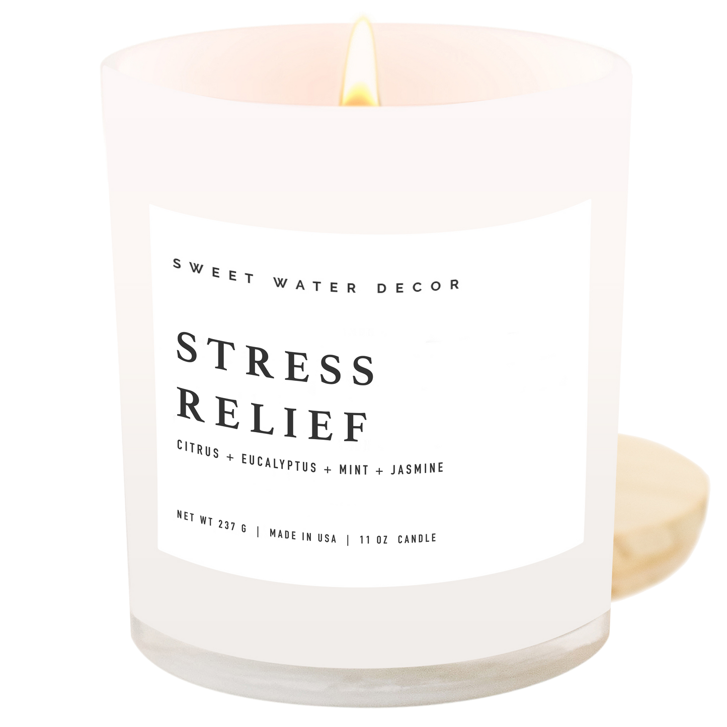 Sweet Water Decor - Stress Relief 11 oz Soy Candle - Home Decor & Gifts