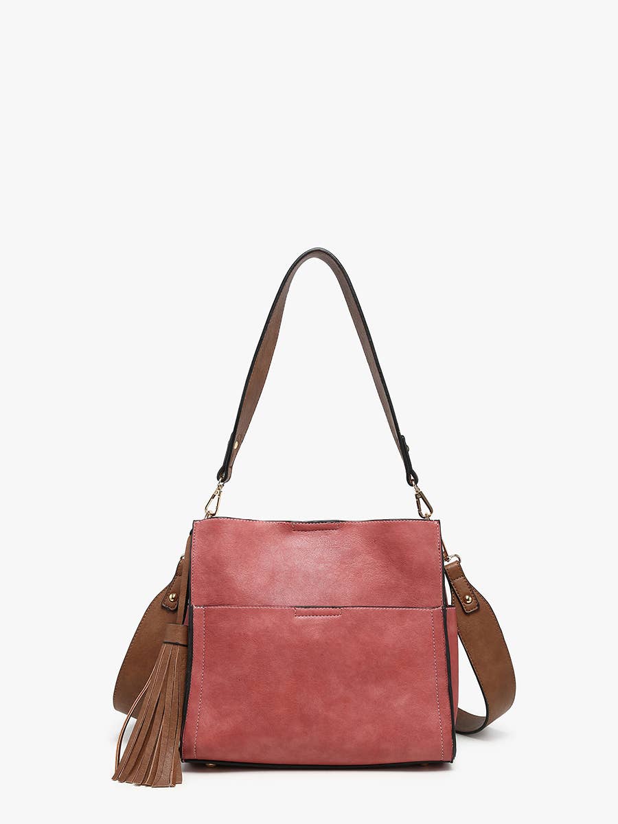 Jen & Co. - M1867 Lyla 2-in-1 Bucket Bag w/ Guitar Strap