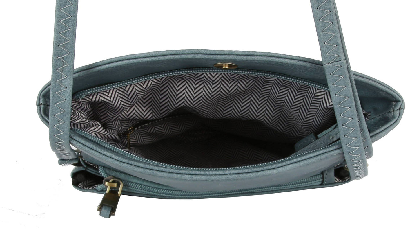 Handbag Factory Corp - Small Crossbody Bag Wallet Purse Shoulder bag