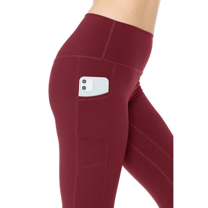 Leggings Depot - Premium Nylon Activewear Solid Leggings