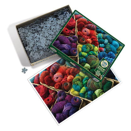 Outset Games and Cobble Hill Puzzles - Plenty of Yarn 1000pc puzzle