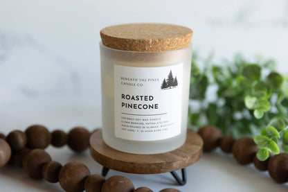 Beneath The Pines Candle Co. - Roasted Pinecone: Coconut-Soy Candle