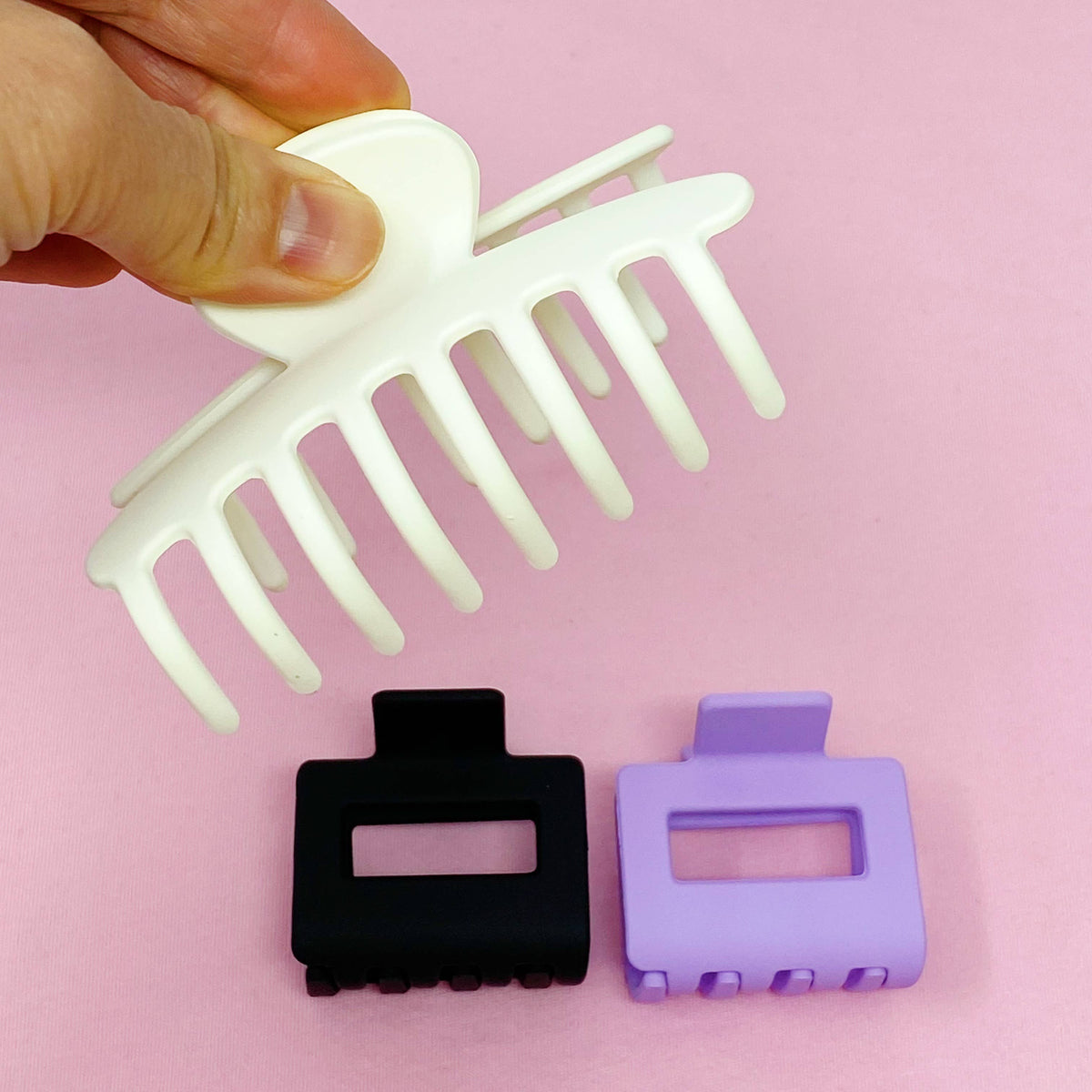Ellison+Young - Matte Muted Hair Claw Set