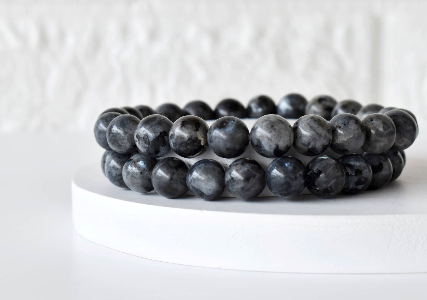 Soothing Crystals - Black Labradorite Bracelet (Good Fortune and Focus)