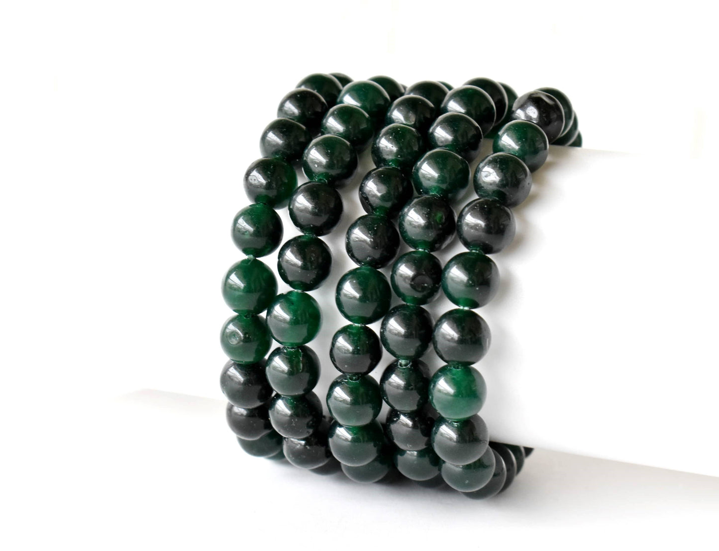 Soothing Crystals - Green Jade Bracelet (Wisdom and Balance)