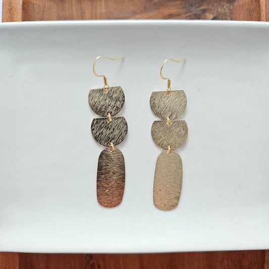 Spiffy & Splendid - Elizabeth Earrings - Gold // Jewelry, Gifts