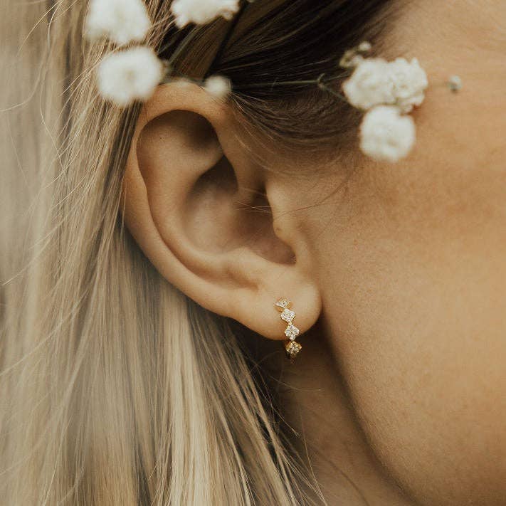 Mauve Jewelry Co. - Alice Diamond Hoops