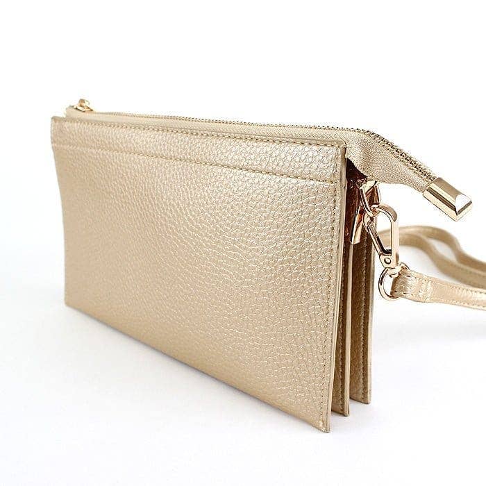 MiMi Wholesale - 7070 Jaylene Three Compartments Crossbody Bag
