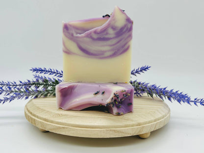 SARATOGA NATURAL BODY CARE LLC - Lavender Handmade Soap Bar VEGAN COLD PROCESS