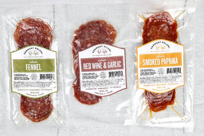 Vermont Salumi - Red Wine & Garlic Sliced Salami