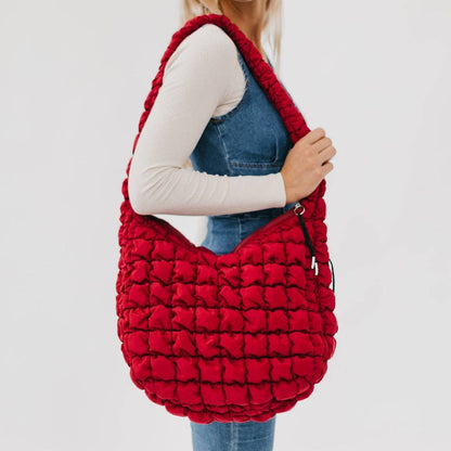 Pretty Simple - Carmen Quilted Hobo Tote Bag