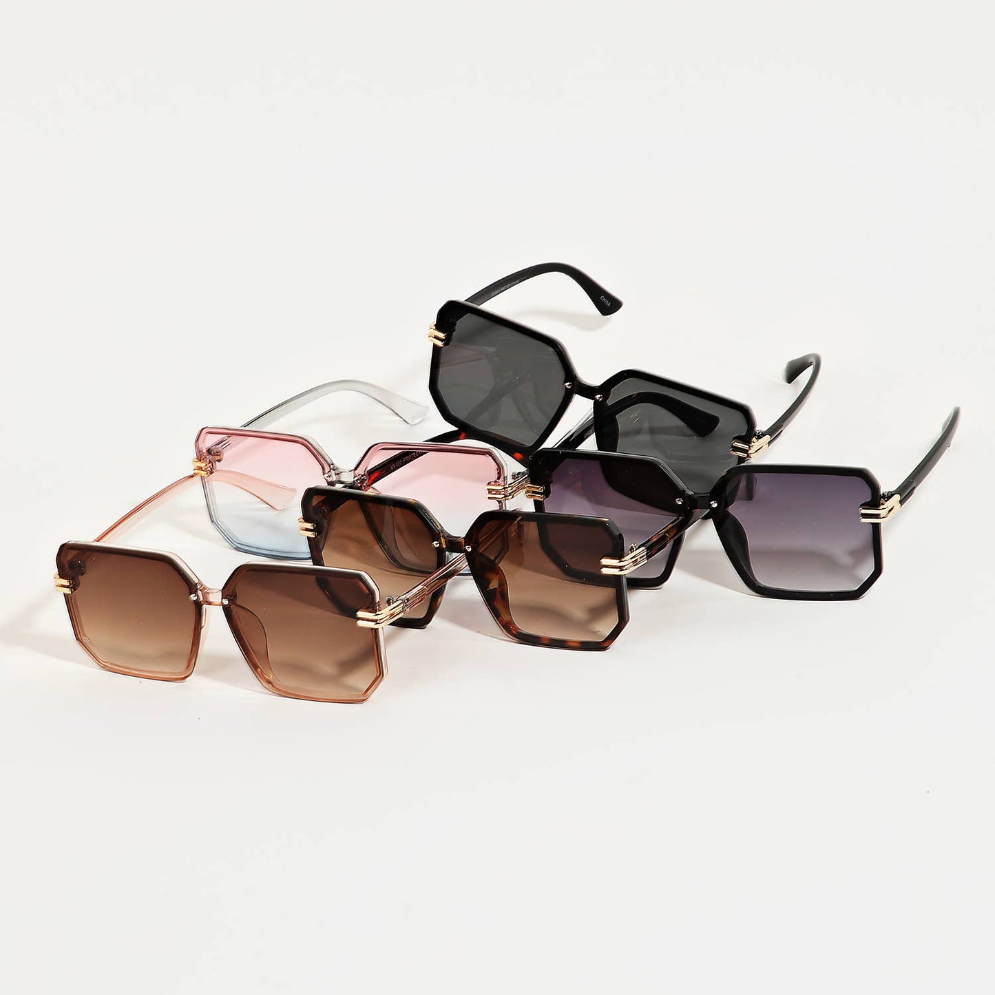 Collections by Fame Accessories - Square Frame Sunglasses Set