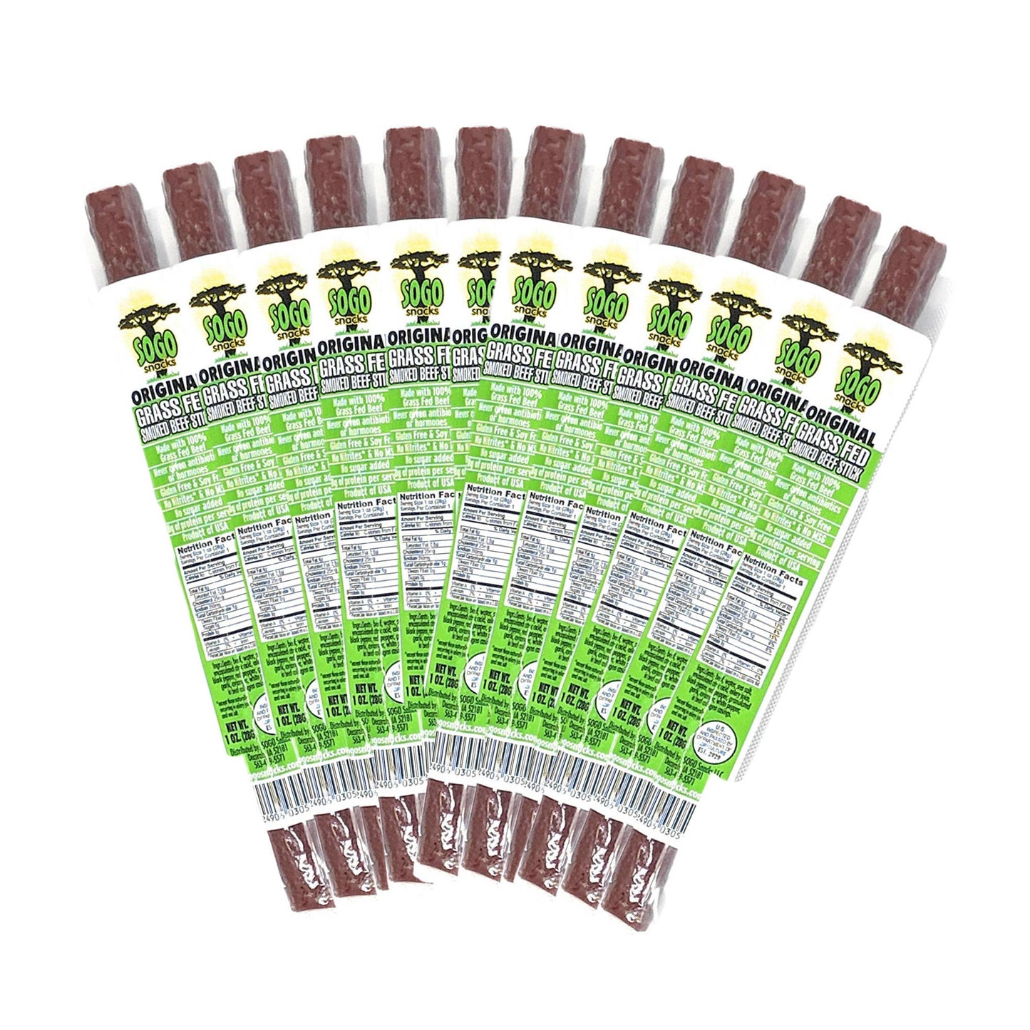 Sogo Snacks - Original 100% Grass-Fed Beef Sticks