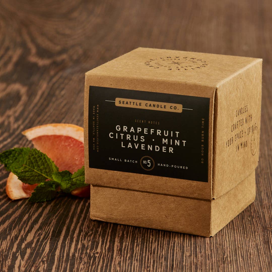 Seattle Candle Company - Grapefruit + Mint