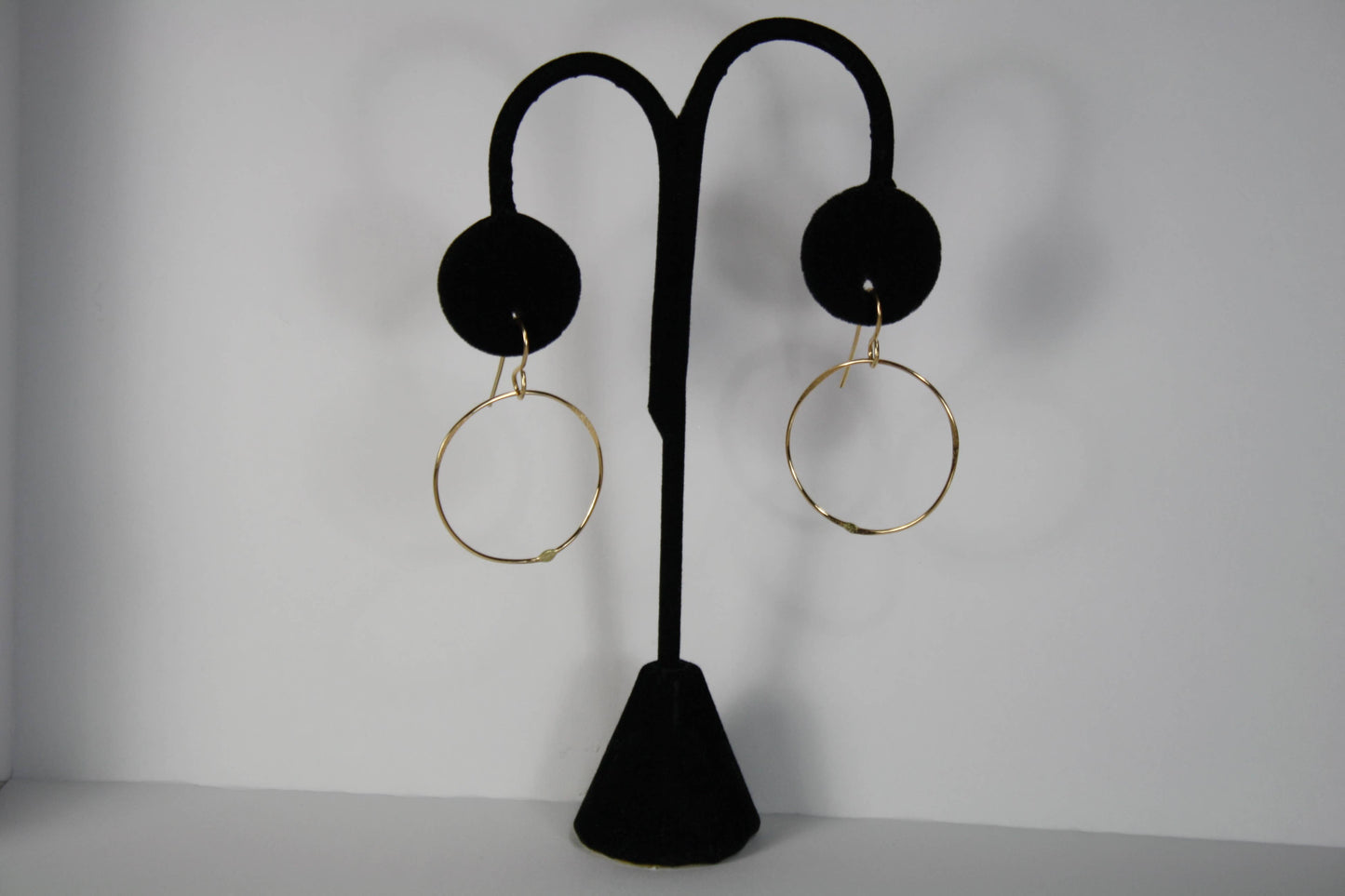 ER21 Ken’s handcrafted jewelry - 14k Gold Filled Earrings Large Circle