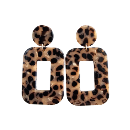 Spiffy & Splendid - Margot Earrings - Cheetah // Gift, Jewelry, Leopard