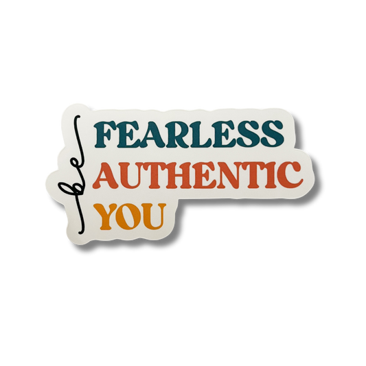 The Bohemian Box Shop - Be Fearless, Be Authentic, Be You Vinyl Sticker 