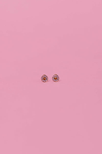 JaxKelly - Donut Enamel Flat Back Kids Earrings