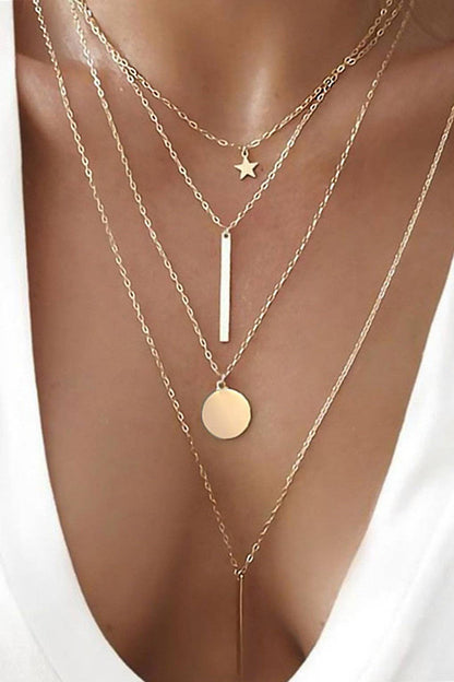 MA212 Mia Accessories - 18K Gold Plated Waterproof Stainless Steel Chain Necklace - 7566