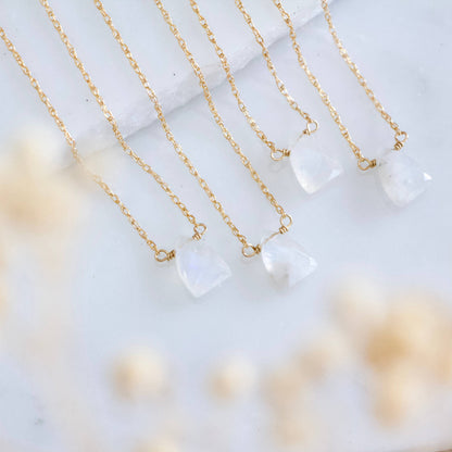 Mesa Blue - Moonstone Necklace - Gold Filled