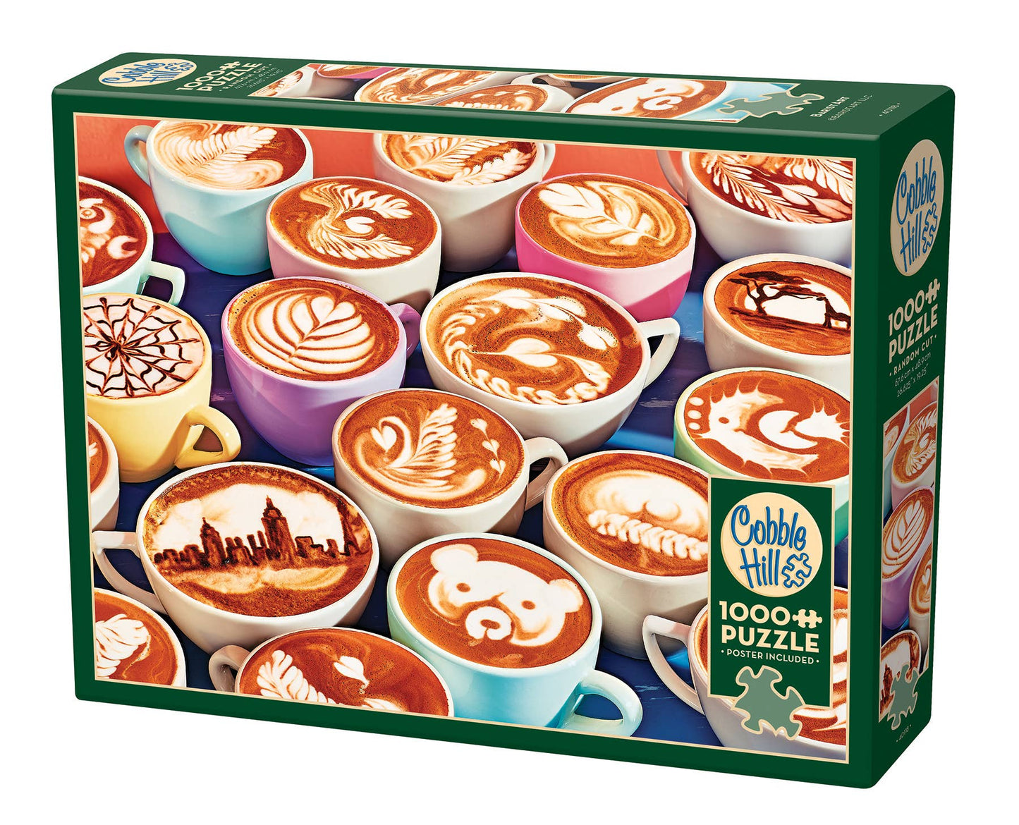 Outset Games and Cobble Hill Puzzles - BaristArt 1000pc puzzle