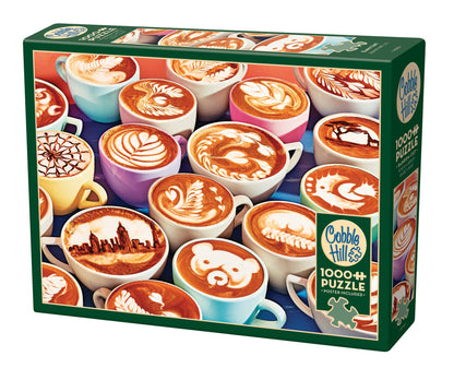 Outset Games and Cobble Hill Puzzles - BaristArt 1000pc puzzle