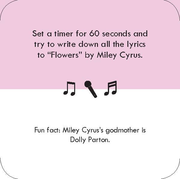 Chronicle Books - After Dinner Amusements: Song Connections