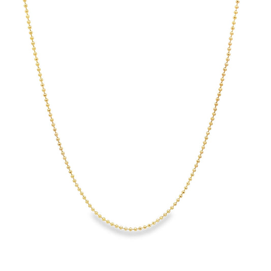 MIA Jewelry - Ball Chain Diamond Cut 1mm (F262)