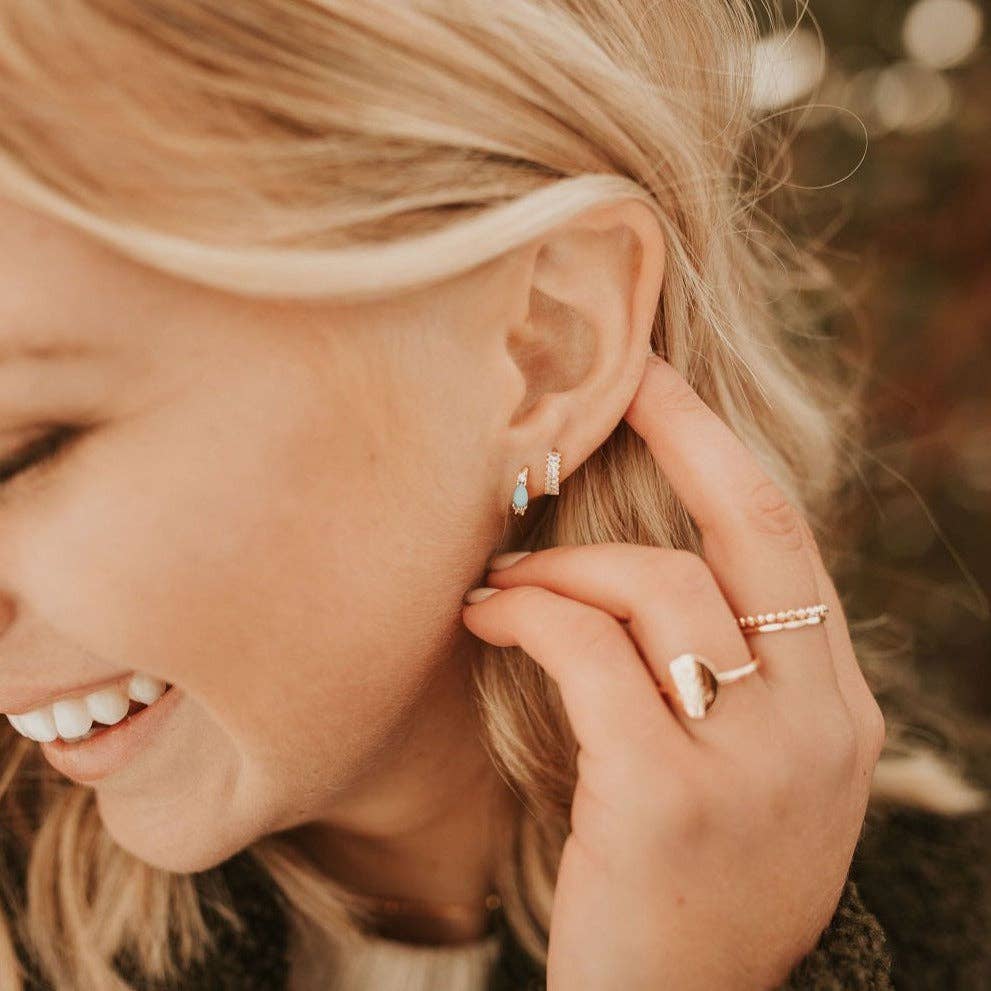 Mauve Jewelry Co. - Ivy Diamond Hoops