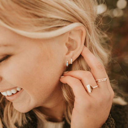 Mauve Jewelry Co. - Ivy Diamond Hoops