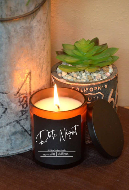 Driftless Studios - Date Night Soy Wax Valentines Day Candle - 10 oz Candles