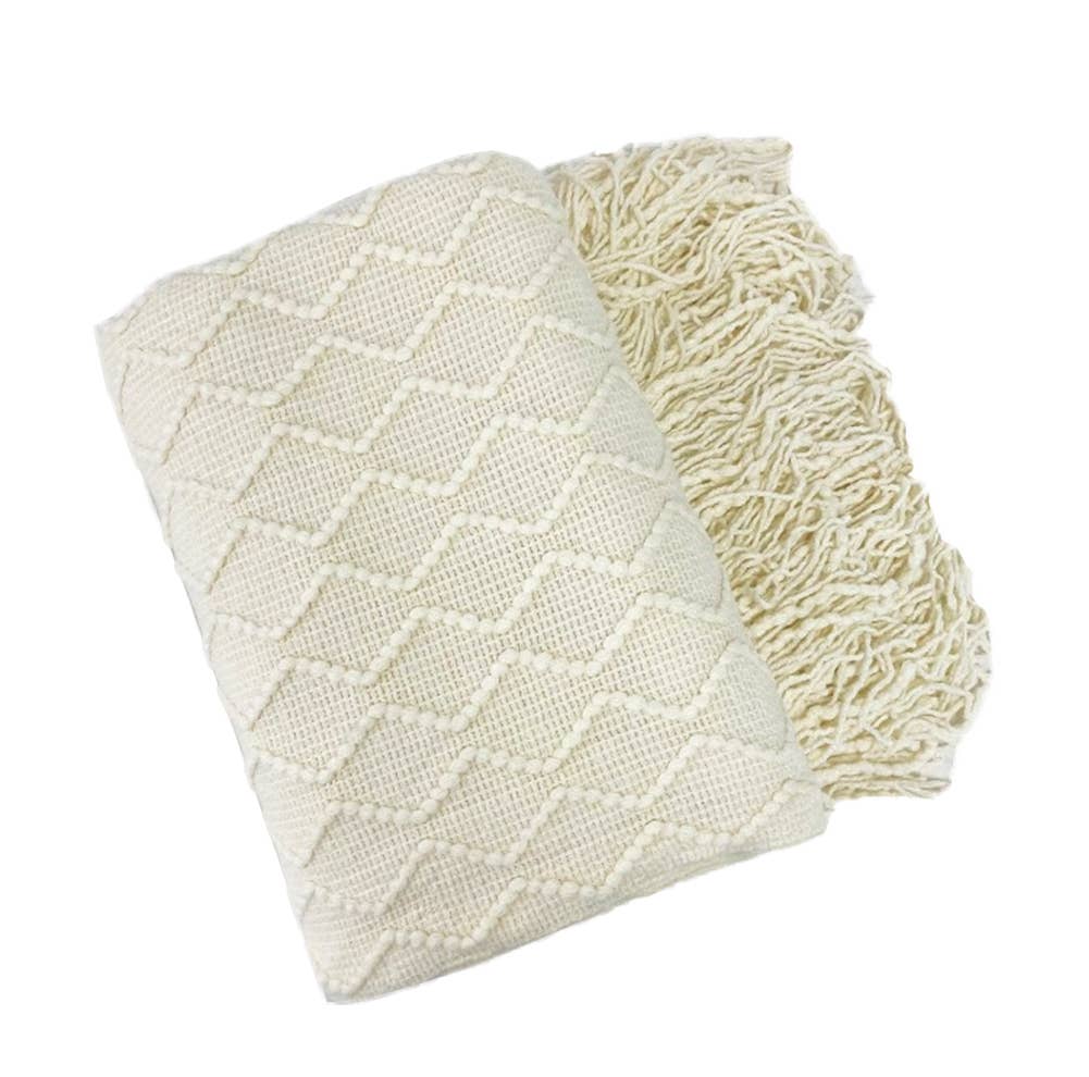 Fennco Styles - Weave Knit 50x60 Inch Throw Blanket