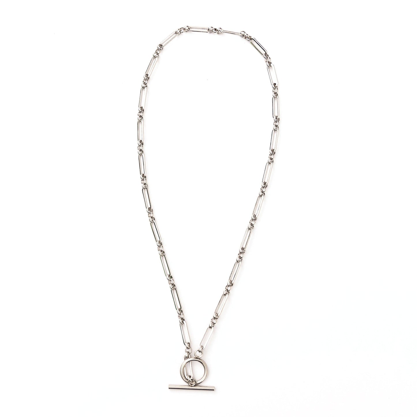 Aili's Corner - 18K STAINLESS STEEL TOGGLE CHAIN NECKLACE