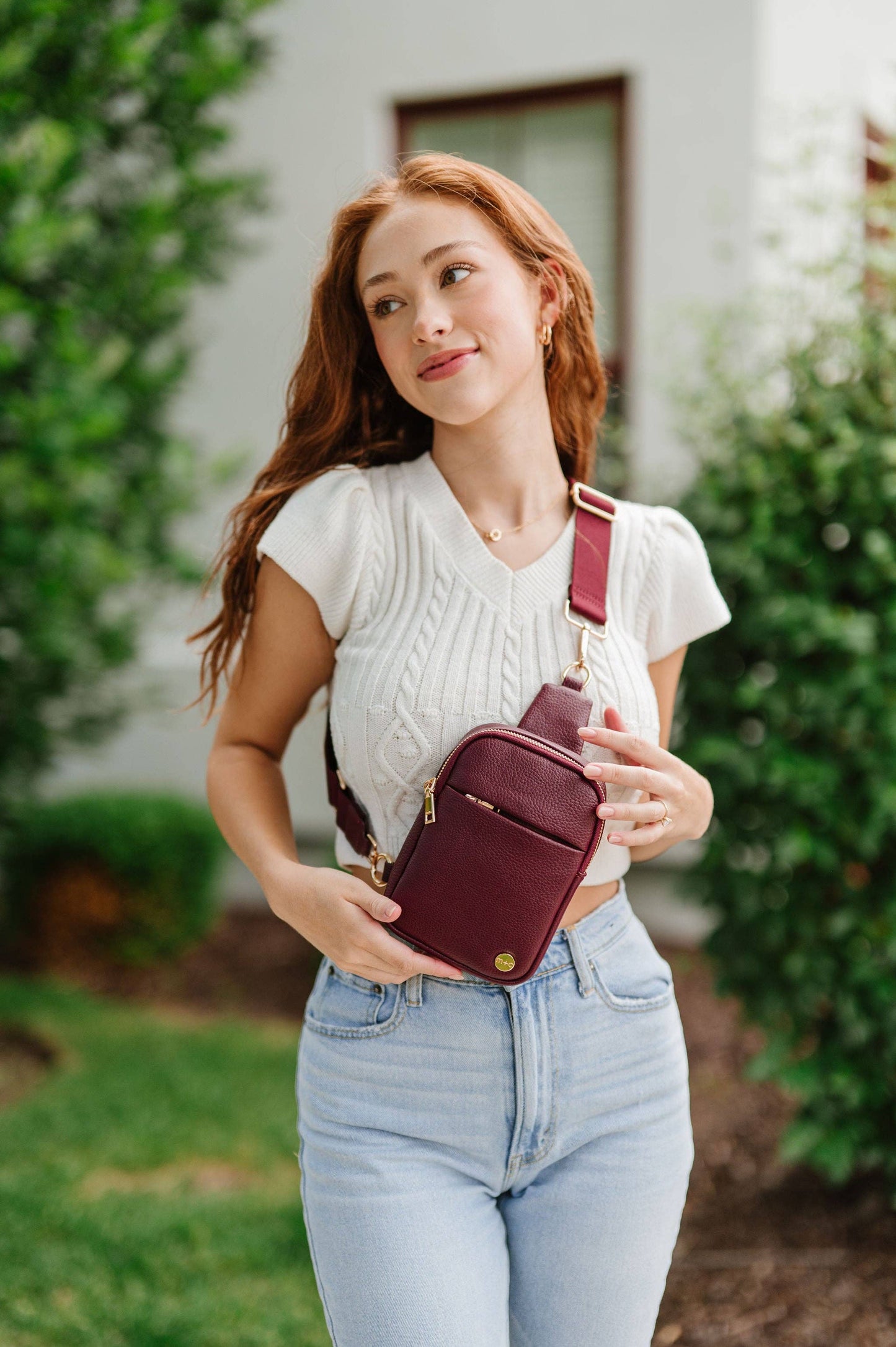 modern and chic - Bridget Sling Crossbody Fanny Mini Belt Bag