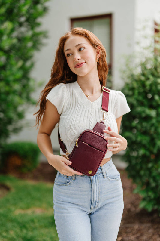 modern and chic - Bridget Sling Crossbody Fanny Mini Belt Bag