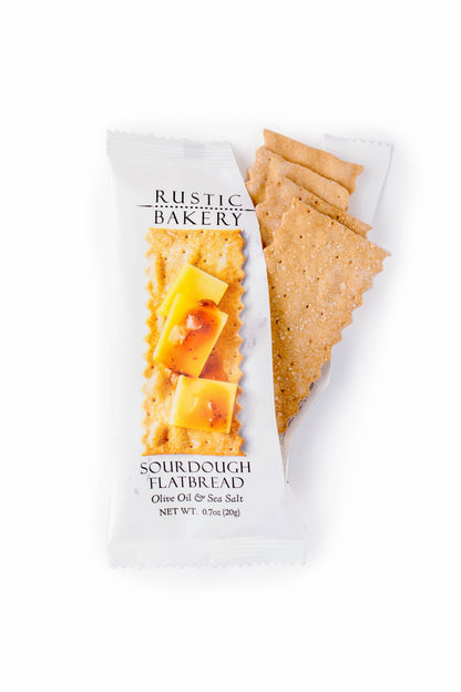 Rustic Bakery - Single Serve Flatbreads - Olive Oil & Sea Salt