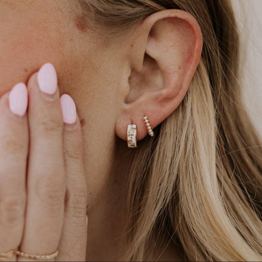 Mauve Jewelry Co. - Eloise Tea Cup Hoops