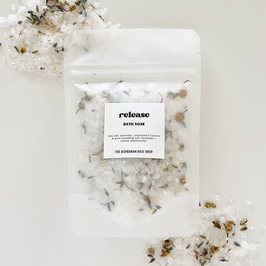 The Bohemian Box Shop - Release Bath Soak Packet - 2oz or 4oz Bath Salts