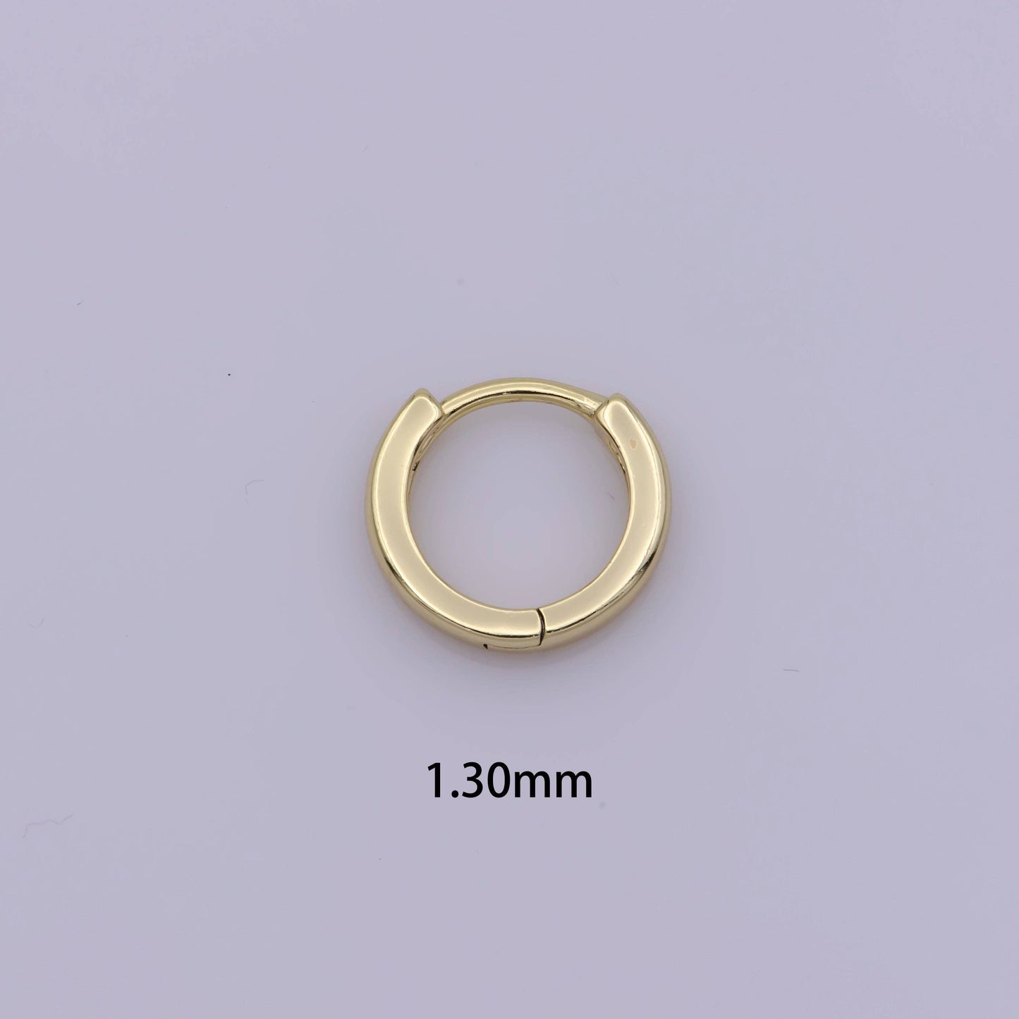 Aim Eternal - 14K Gold Filled 13mm Huggie Hoop Earrings | AB-1164