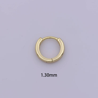 Aim Eternal - 14K Gold Filled 13mm Huggie Hoop Earrings | AB-1164