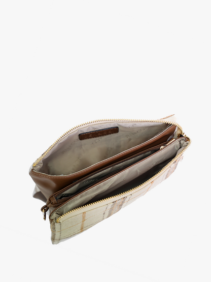 Jen & Co. - Riley Monogrammable 3 Compartment Crossbody/Wristlet | M013