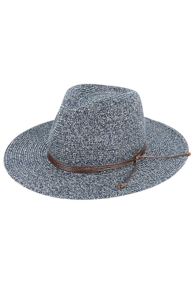 Hana - C.C String Trim Band Panama Sun Hat