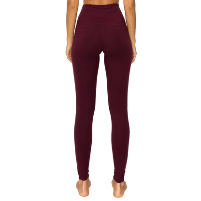 Leggings Depot - 5" Yoga Band Premium Solid Activewear Leggings