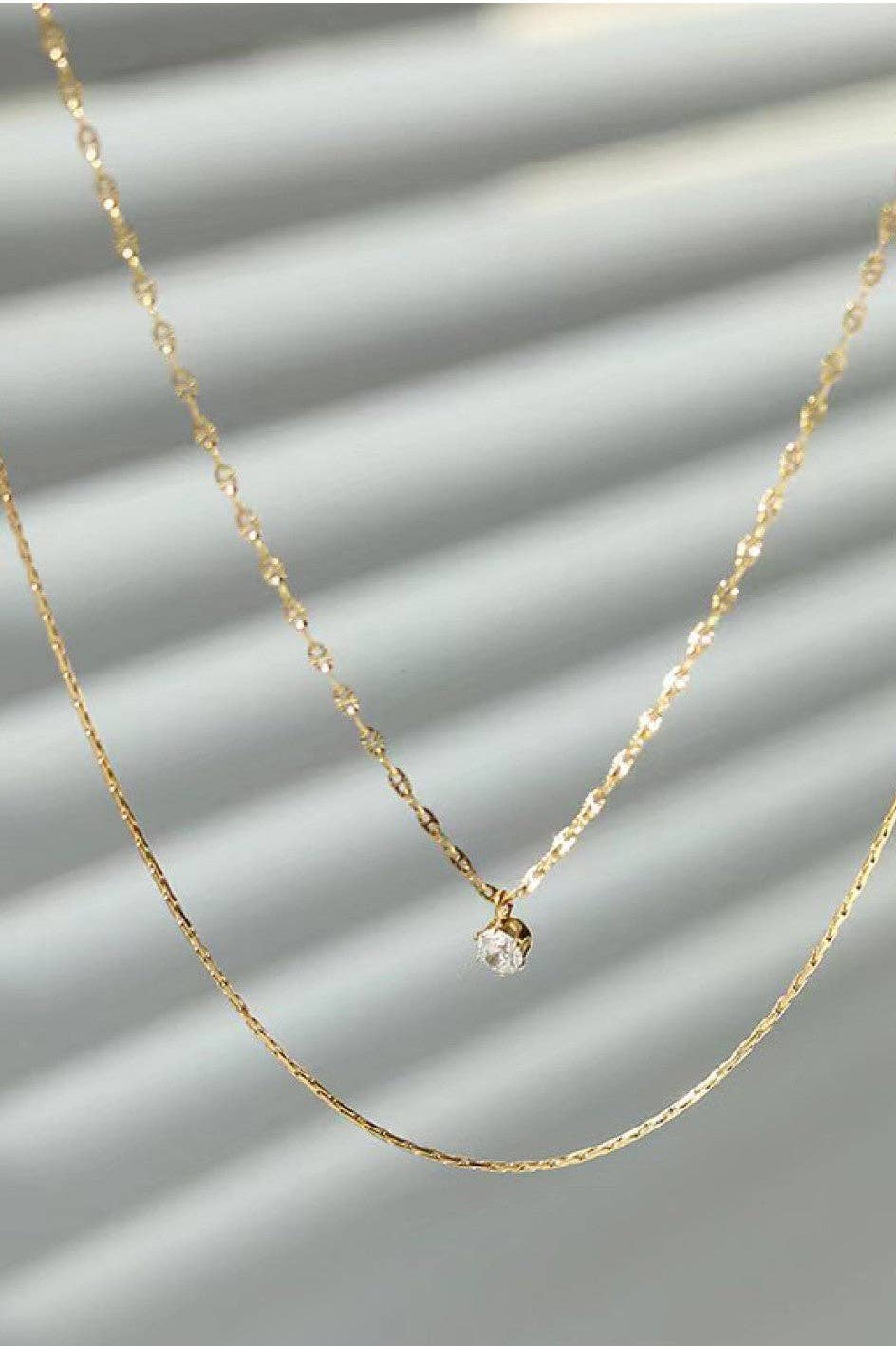 MA205 Mia Accessories - 18K Gold Plated Waterproof Stainless Steel Chain Necklace - 7520