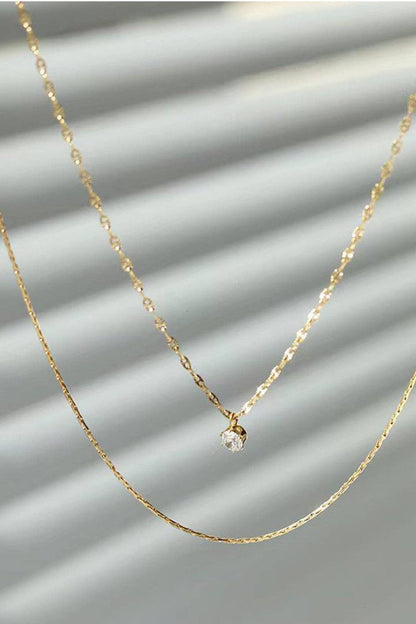 MA205 Mia Accessories - 18K Gold Plated Waterproof Stainless Steel Chain Necklace - 7520