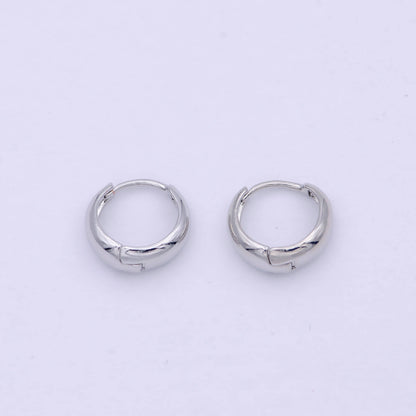 Aim Eternal - Simple Huggie Hoop Earring P033, P036, P038, P249