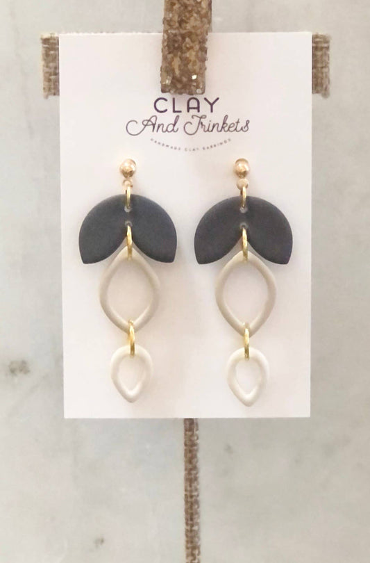 Clay and Trinkets - Whitney Dangle Earrings #1