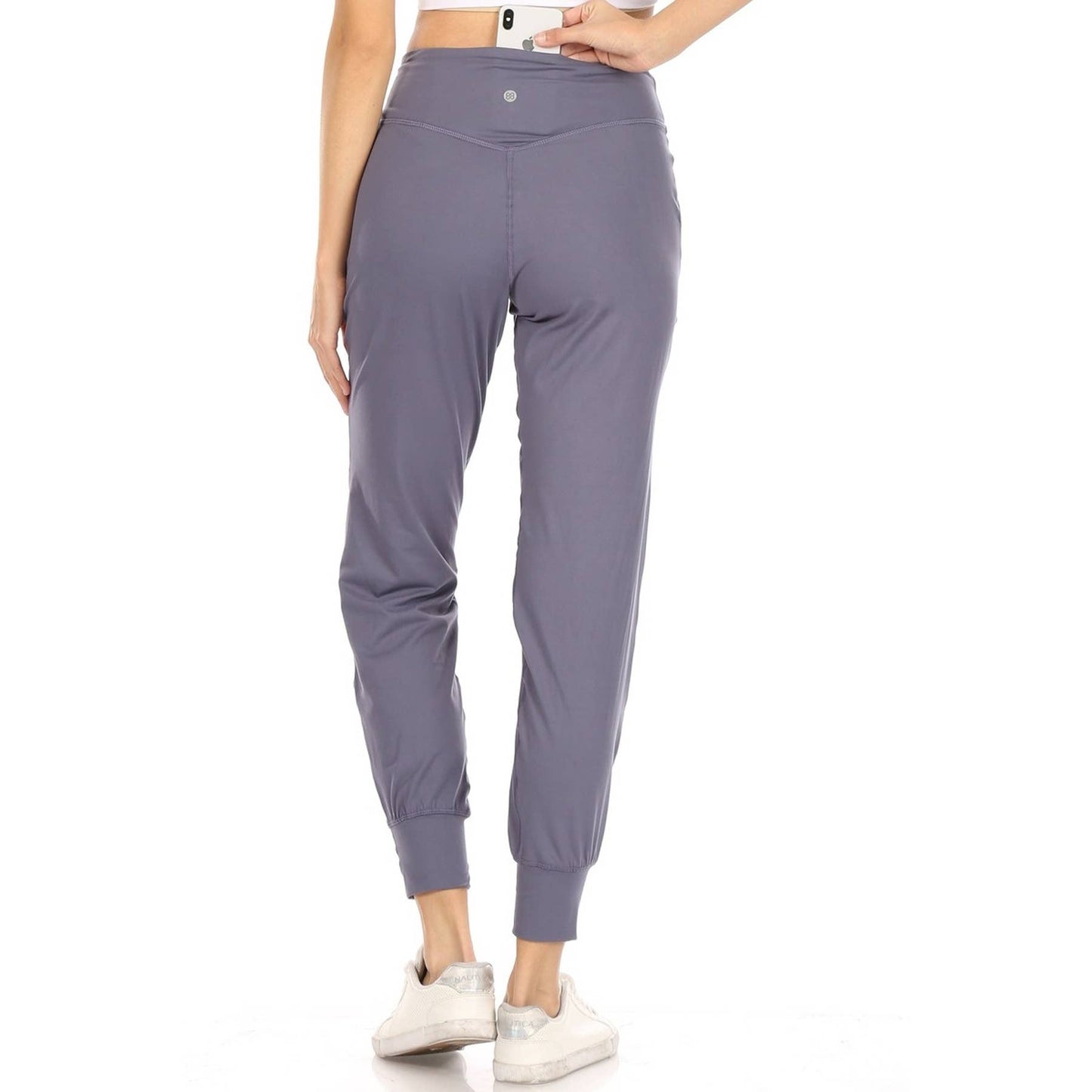 Leggings Depot - Slim Fit Activewear Joggers with Hidden Back Pocket