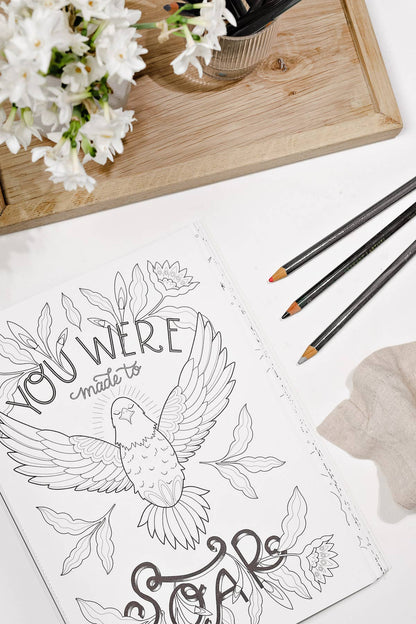 Blue Star Press - You are Made of Magic: Coloring book with Affirmations