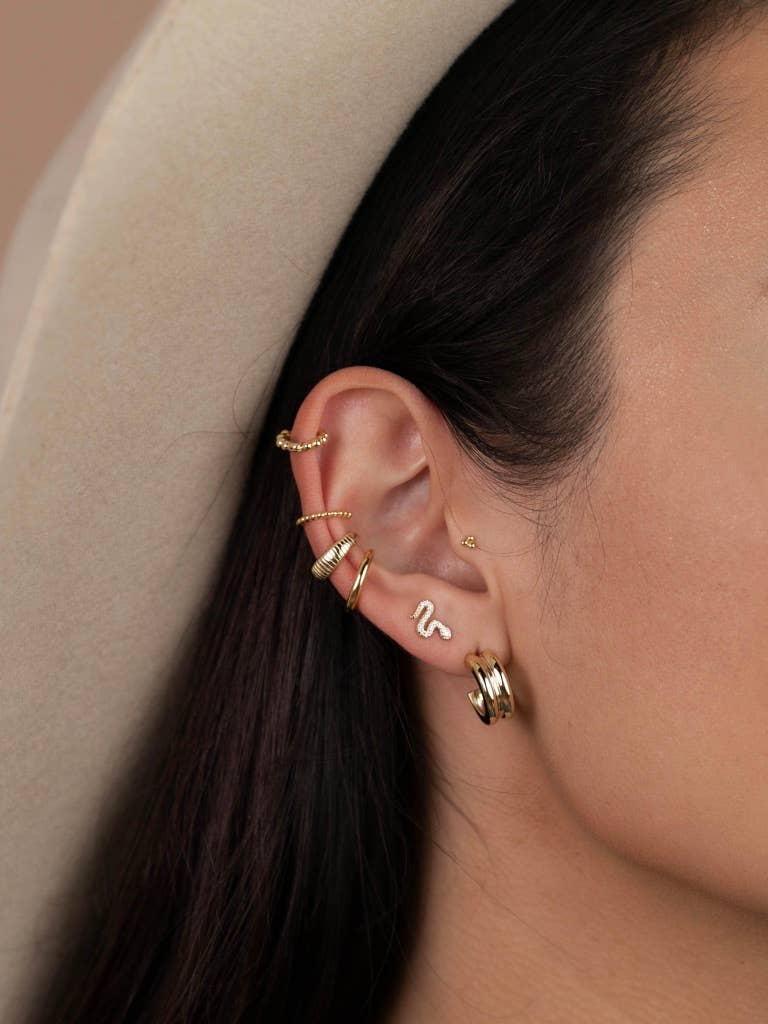 JaxKelly - Gold Hoop - Bold - Earrings